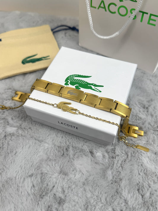 Lacoste matching bracelets