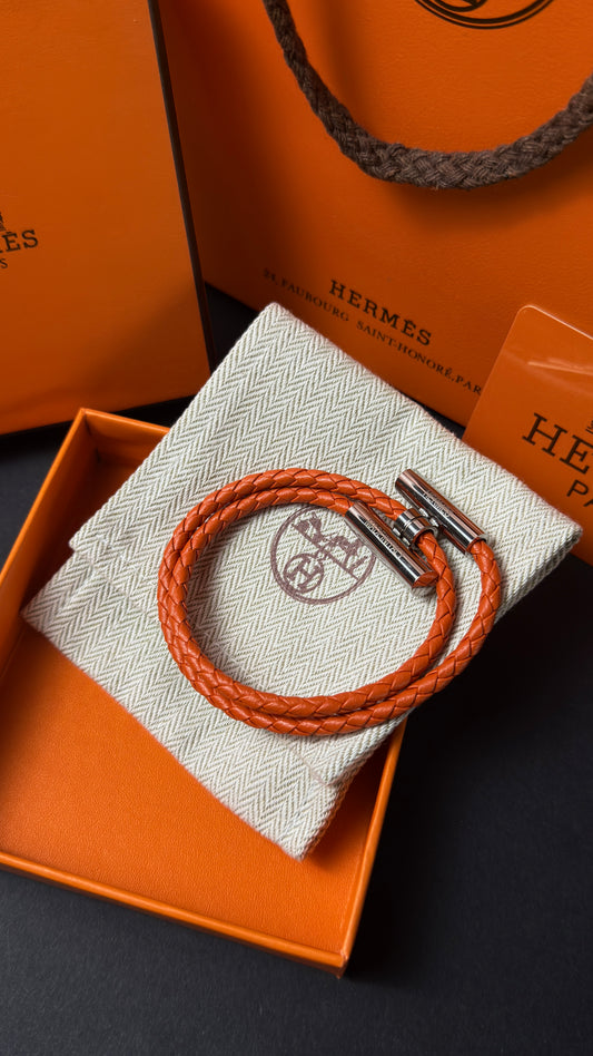 Hermés Leather Bracelet