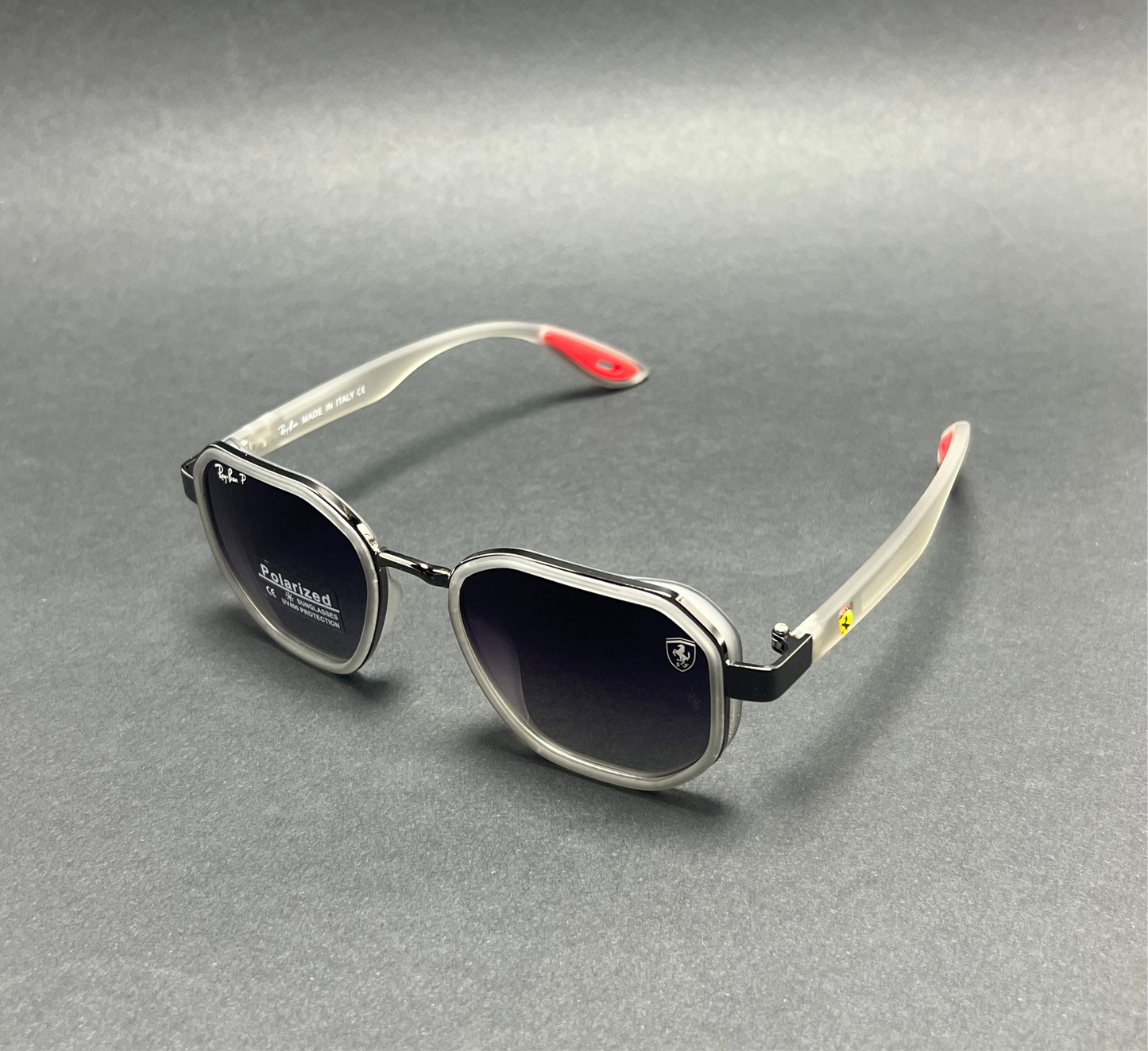 RayBan Ferrari - Glossy Black POLARIZED