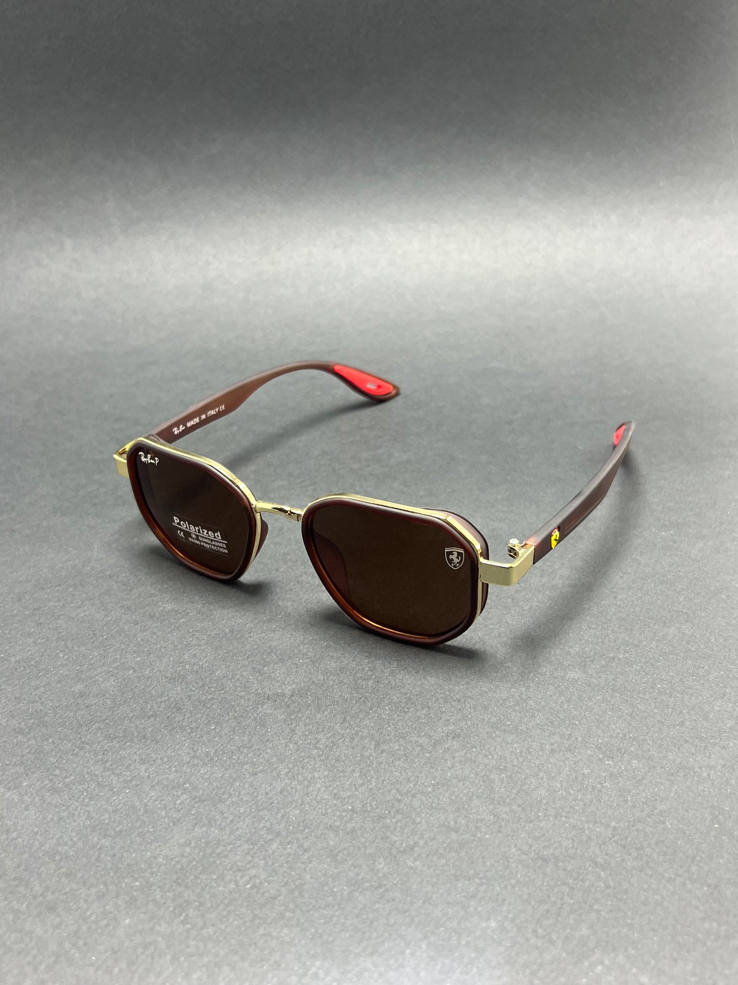 RayBan Ferrari - white Polarized